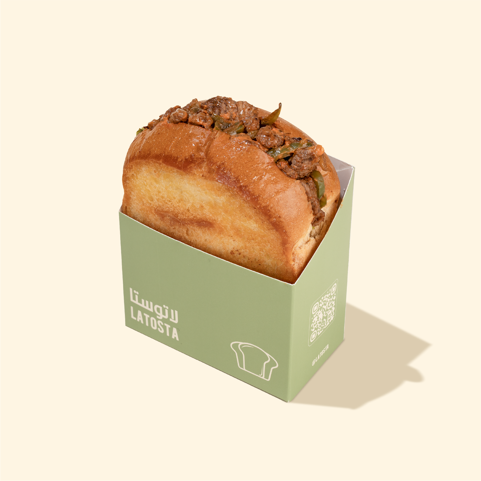 ستيك لحم بالجبنة